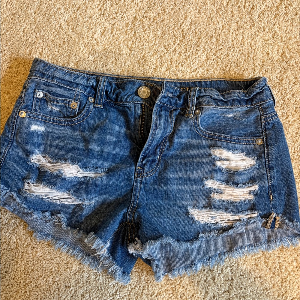 Distressed Denim Women’s Shorts - Tomgirl Shortie